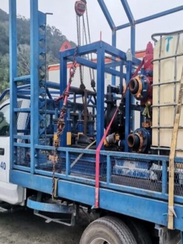 Renta/servicios de bombas doble diafragma para inyección de químicos.