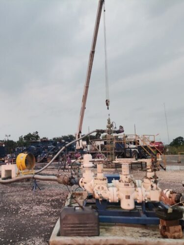 Renta de disipador de gases marca coppus piso de perforacion well testing Villahermosa tabasco