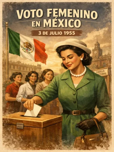 3 de julio: Primer voto de la mujer en México