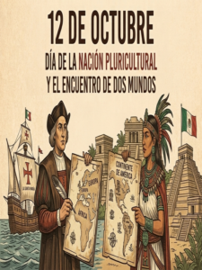 12 de Octubre: Día de la Nación Pluricultural (Encuentro de Dos Mundos).